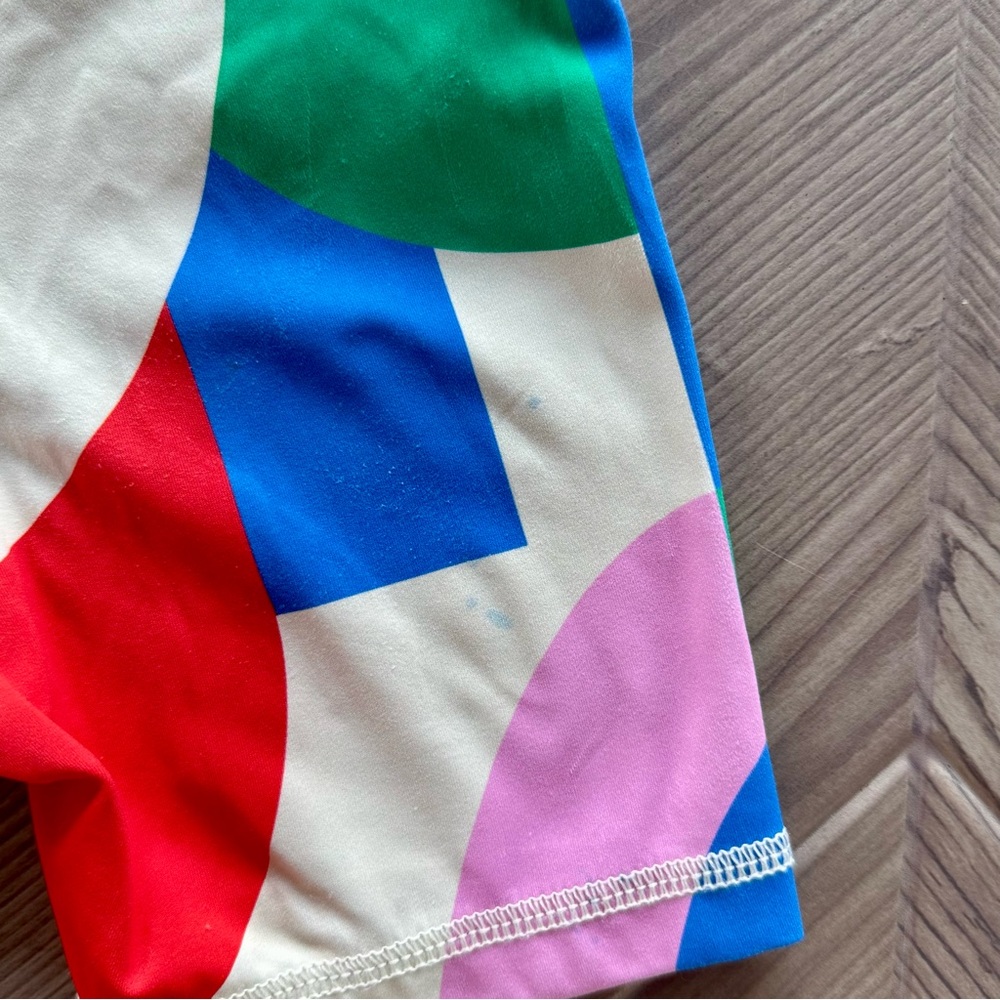 Hanna Andersson l Colorful Geometric Girl’s Tank Top and Shorts Set l Size :4 - Picture 6 of 9